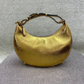 Fendi Fendigraphy Small Gold laminated leather bag