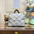 LOUIS VUITTON Cabas “Onthego Pillow” MM Silver