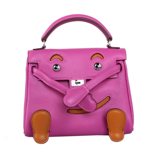 Hermes Quelle Idole Kelly Doll Bag Magnolia Swift Palladium Hardware