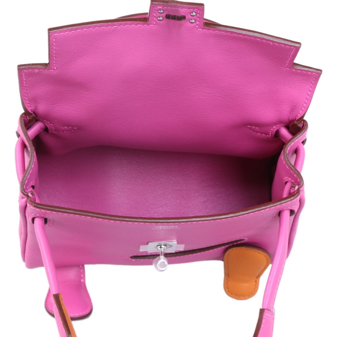 Hermes Quelle Idole Kelly Doll Bag Magnolia Swift Palladium Hardware
