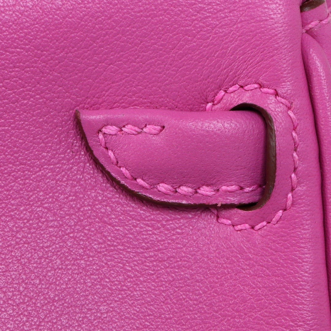 Hermes Quelle Idole Kelly Doll Bag Magnolia Swift Palladium Hardware