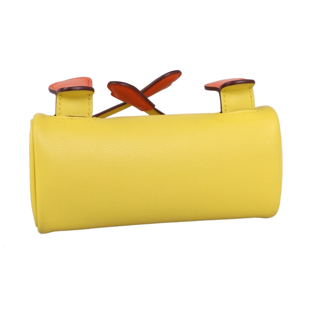 Hermes Quelle Idole Kelly Doll Bag Jaune De Naples Swift Palladium Hardware