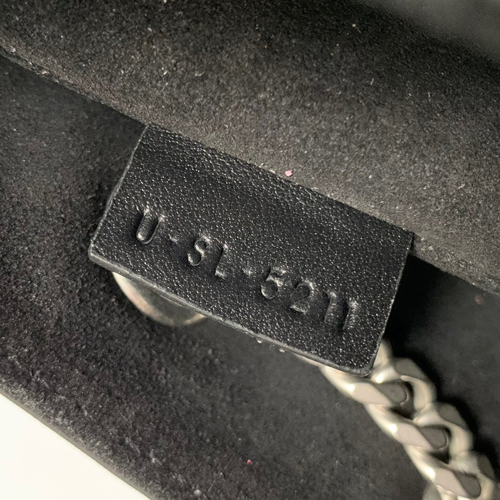 CELINE LARGE AVA CHAIN IN SMOOTH CALFSKIN BLACK