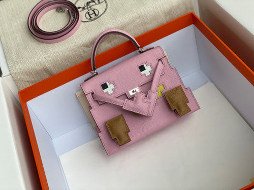 Hermes Kellydole Picto Craie/Pink（Kelly Idole Doll Bag 2022 ）