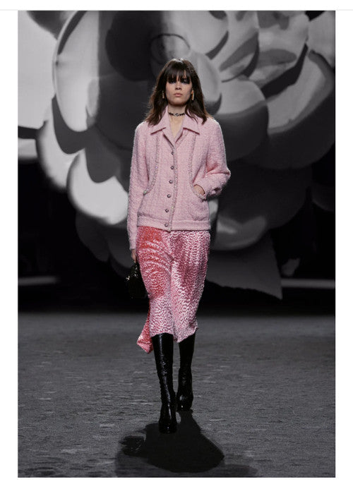 Chanel Pink Wool Jacket SS2023