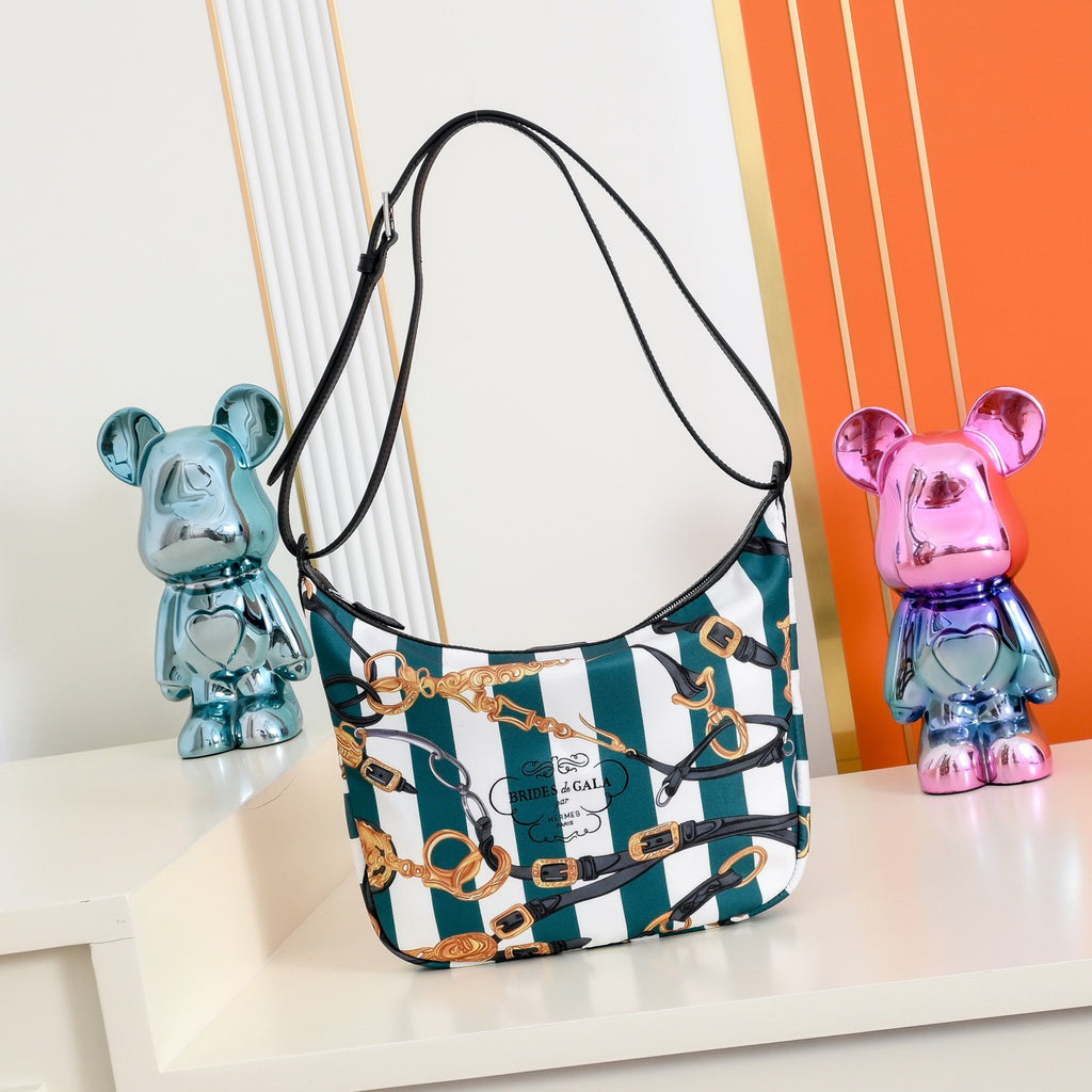 Hermès Silky City 33 Bag – "Brides de Gala" Silk &amp; Barenia Leather