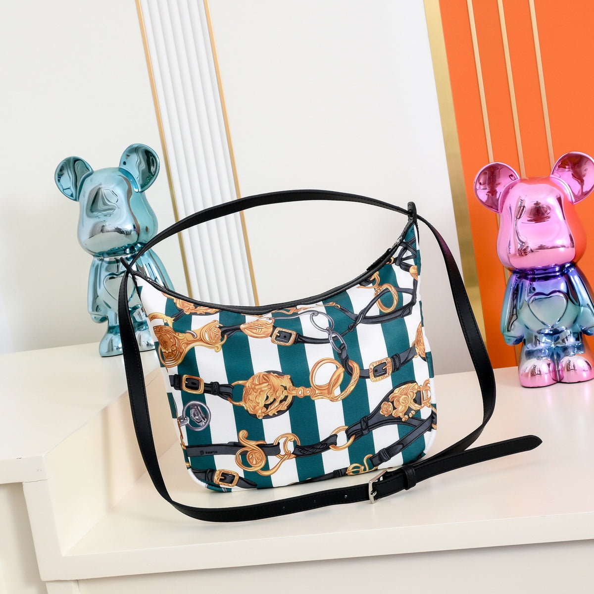 Hermès Silky City 33 Bag – "Brides de Gala" Silk &amp; Barenia Leather
