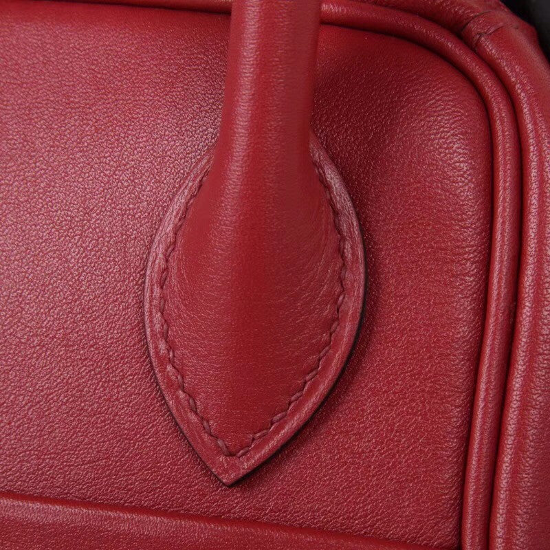 Hermes  K1 Rouge Grenat Lindy 26 Swift Palladium Hardware