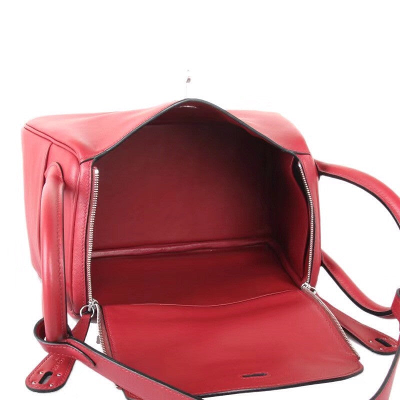 Hermes  K1 Rouge Grenat Lindy 26 Swift Palladium Hardware
