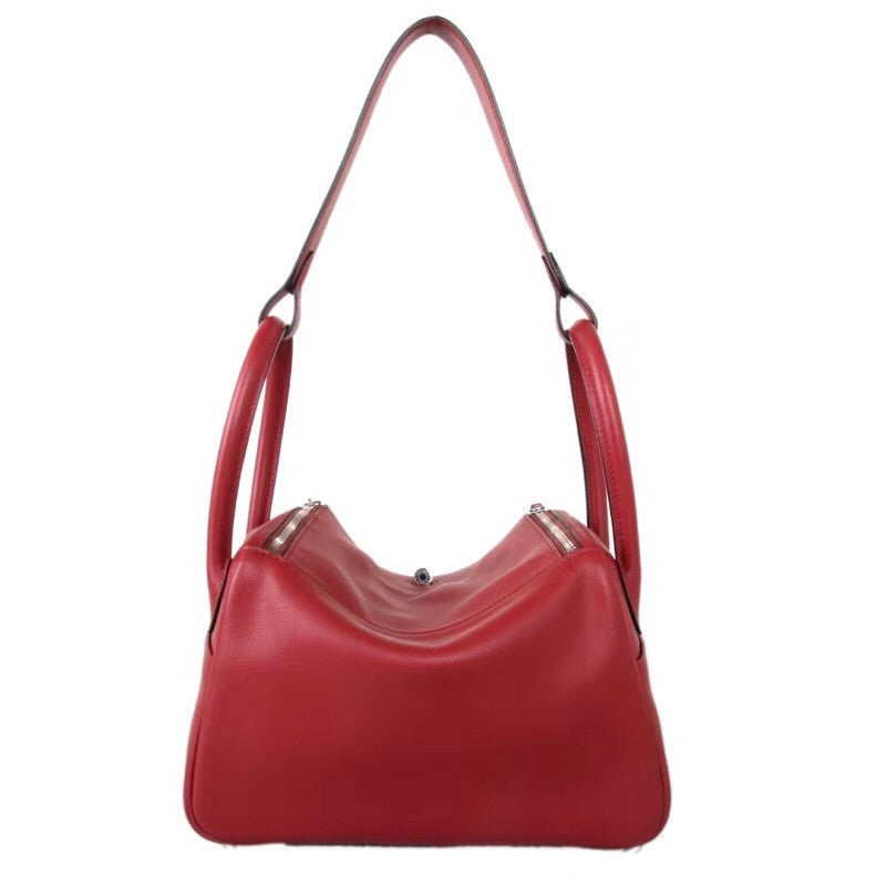 Hermes  K1 Rouge Grenat Lindy 26 Swift Palladium Hardware