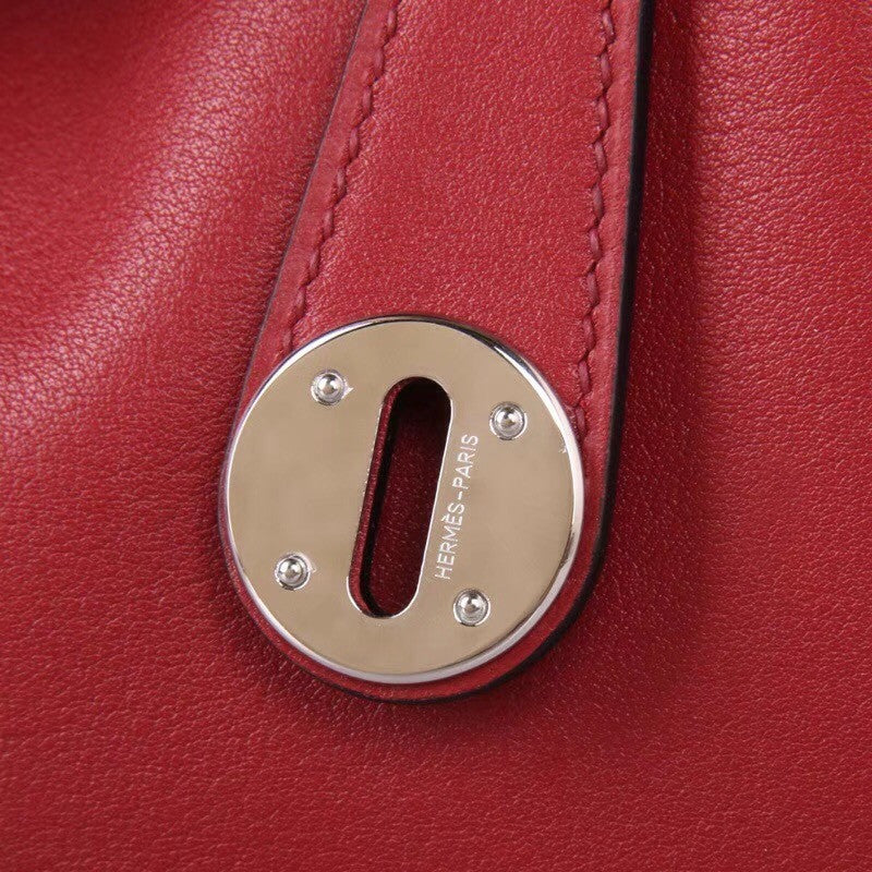 Hermes  K1 Rouge Grenat Lindy 26 Swift Palladium Hardware