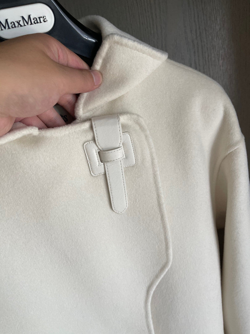Hermes Short wrap coat White