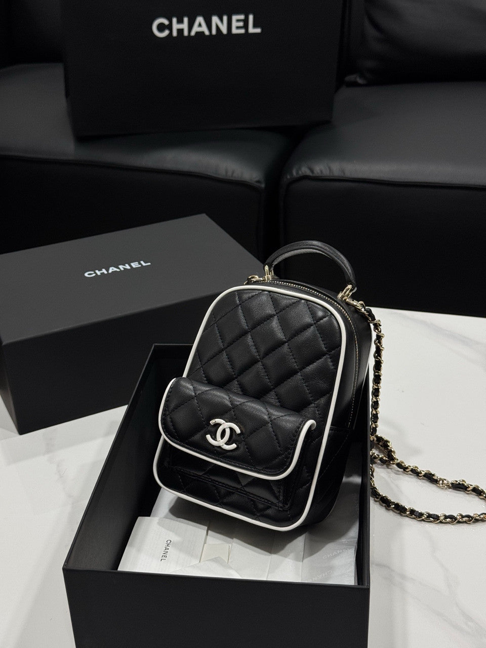 Chanel SPRING-SUMMER 2025 PRE-COLLECTION   MINI BACKPACK Black