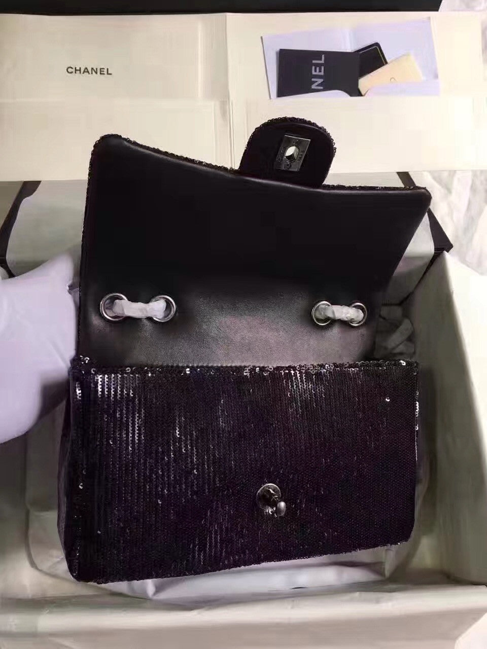 Chanel COCOCUBA Flap Bag Black