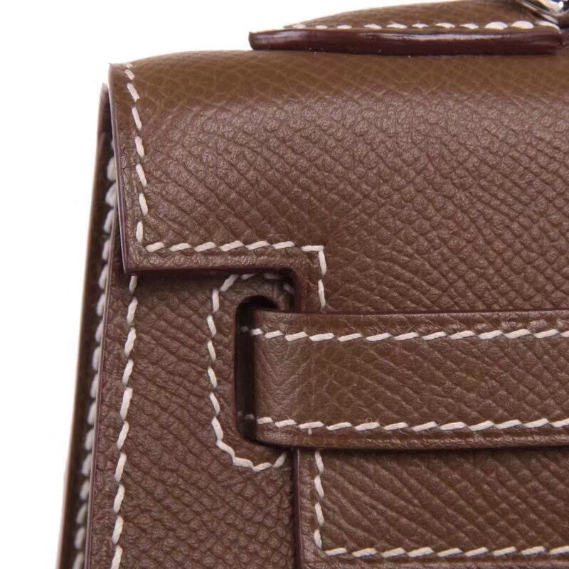 Hermès Brulee Kelly 25 Epsom Leather Palladium Hardware