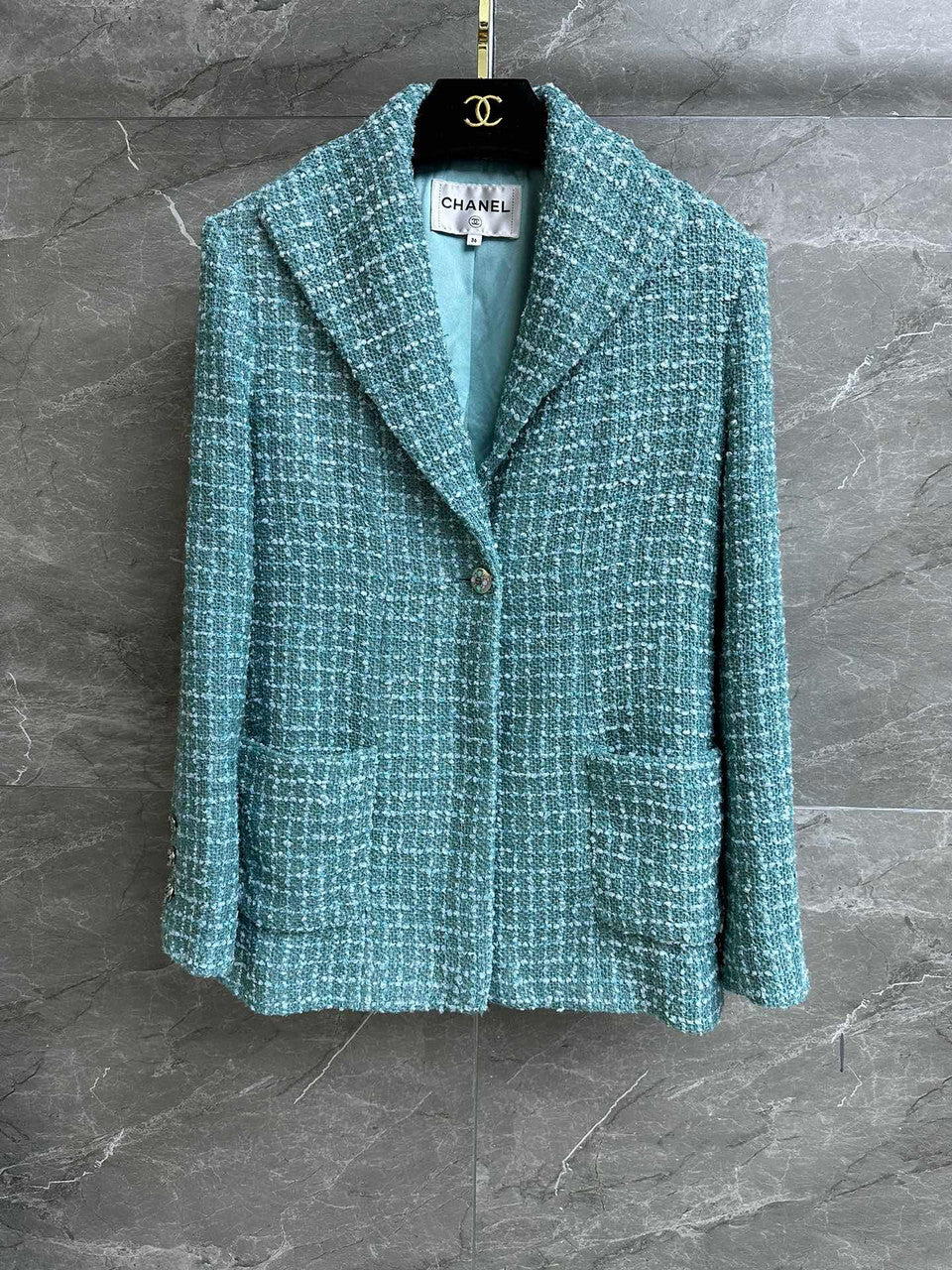 Chanel SS2023 Pre-Collection Linen Tweed Jacket