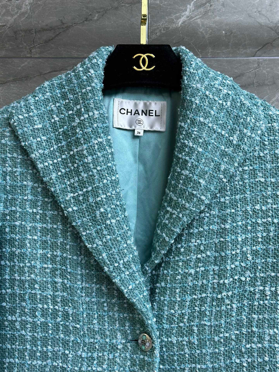 Chanel SS2023 Pre-Collection Linen Tweed Jacket