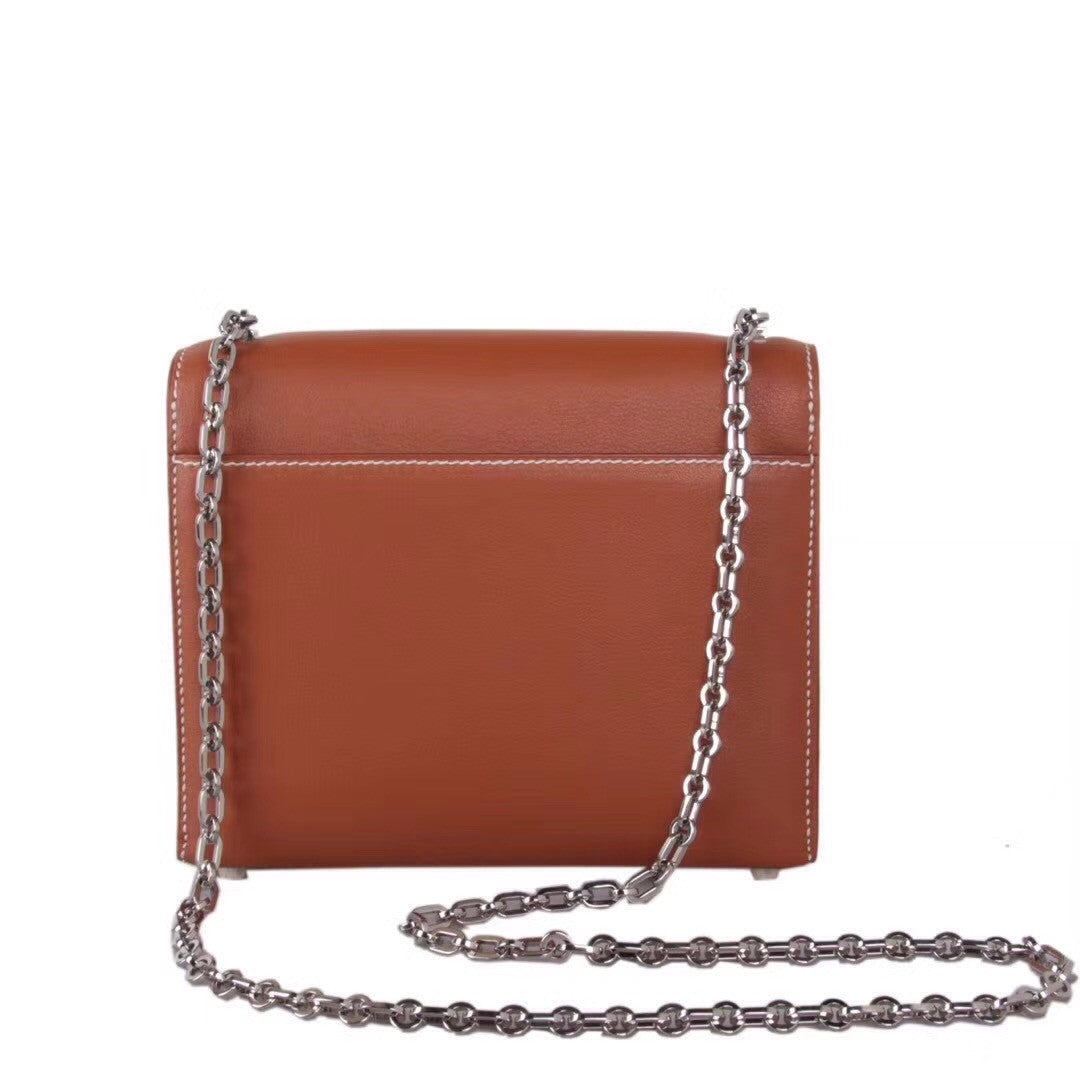 Hermes 2H Kraft Verrou Chaine Swift Leather