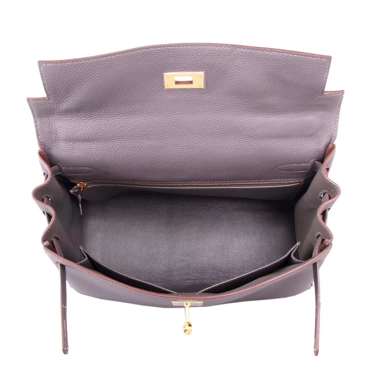 Hermès Etain Kelly 32  Epsom Gold Hardware