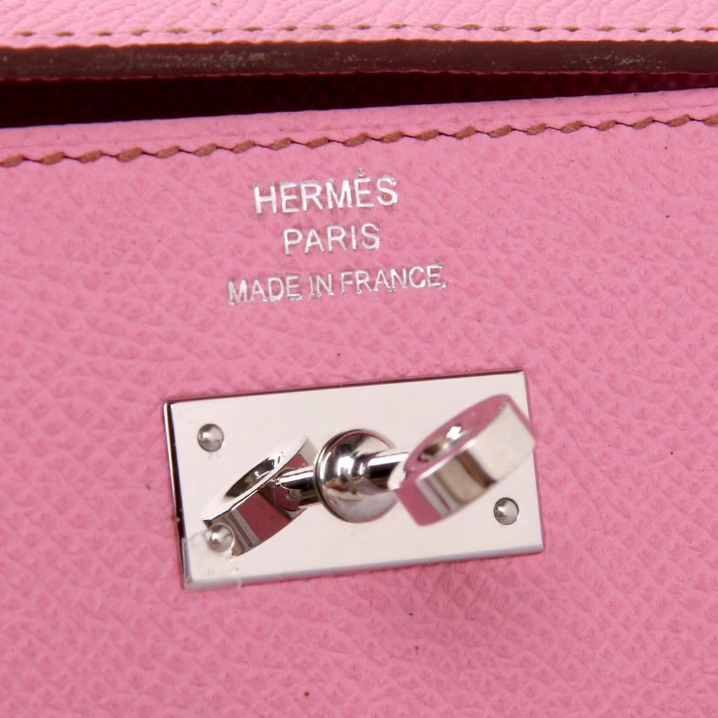 Hermes Kelly Classic wallet Rose Sakura