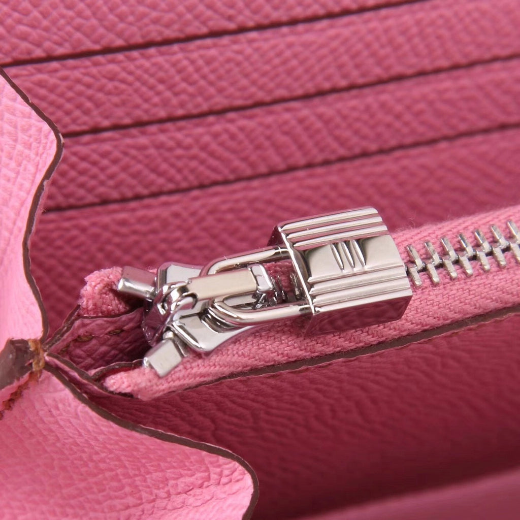 Hermes Kelly Classic wallet Rose Sakura