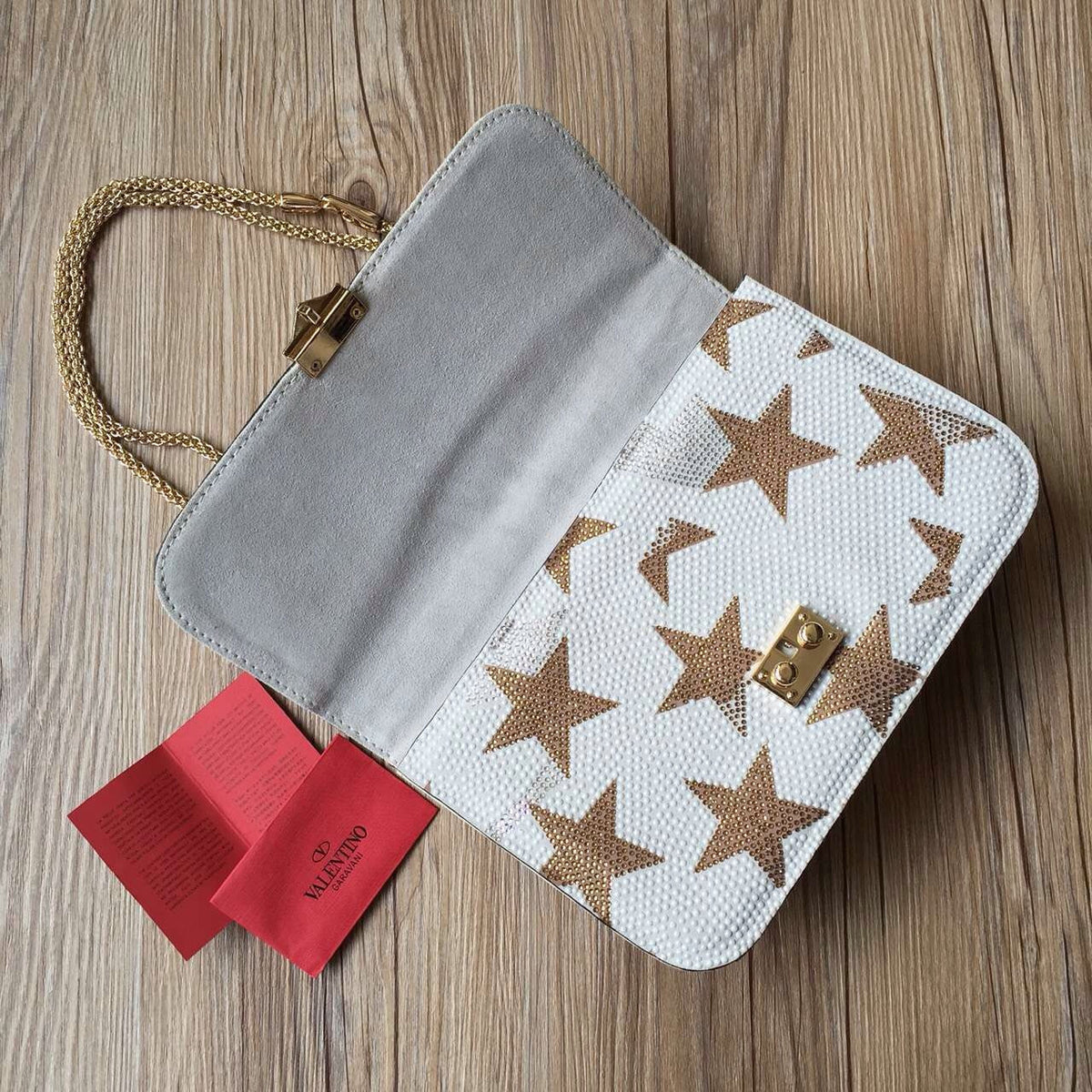 VALENTINE CHAIN CROSS BODY BAG LW2B0567RHL I16