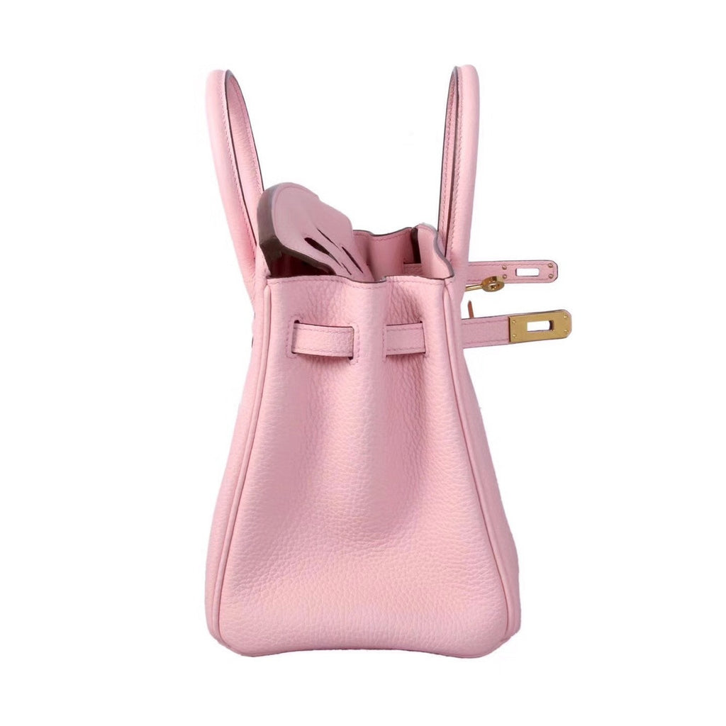 Hermes Sakura Pink  Birkin 25 cm Togo Gold Hardware