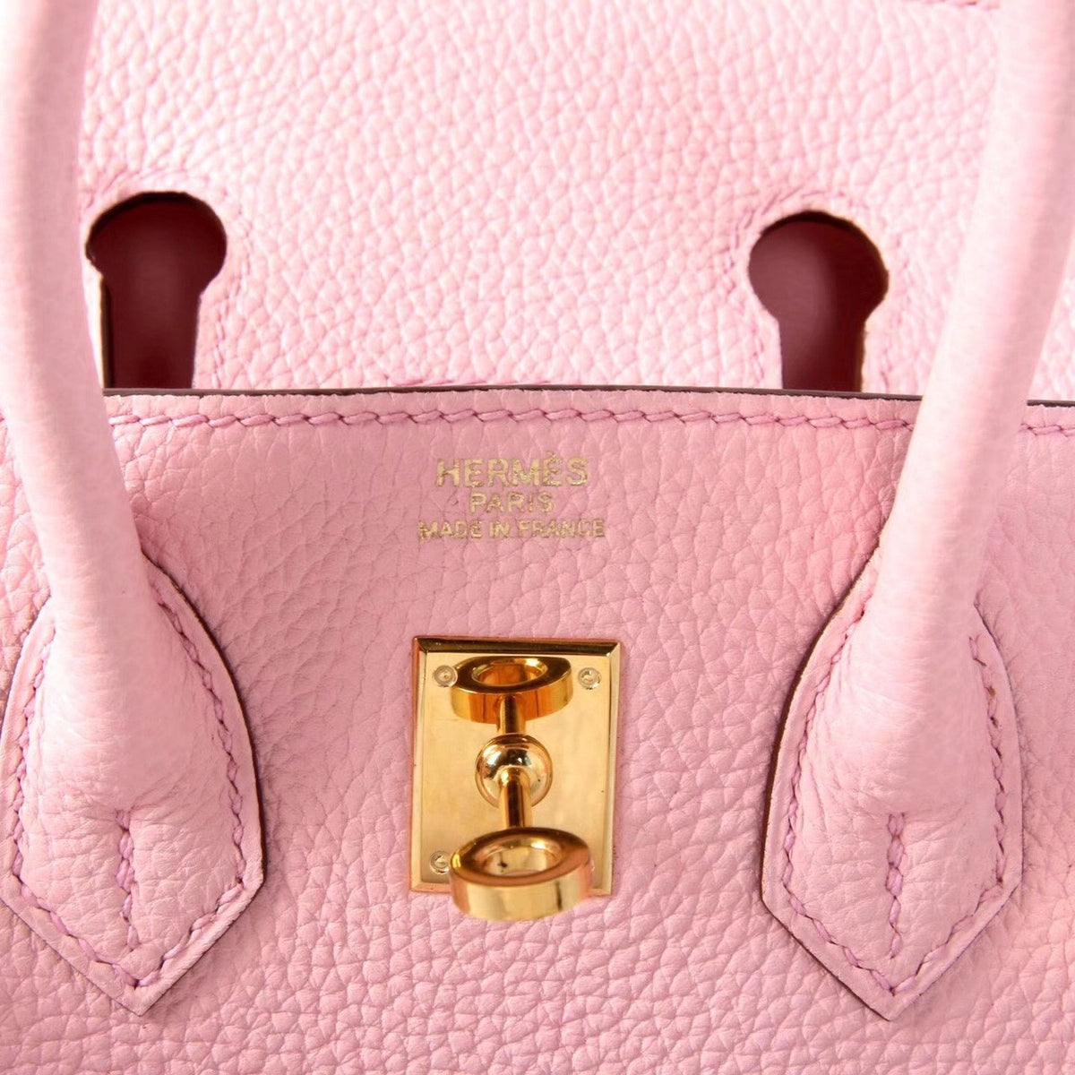 Hermes Sakura Pink  Birkin 25 cm Togo Gold Hardware