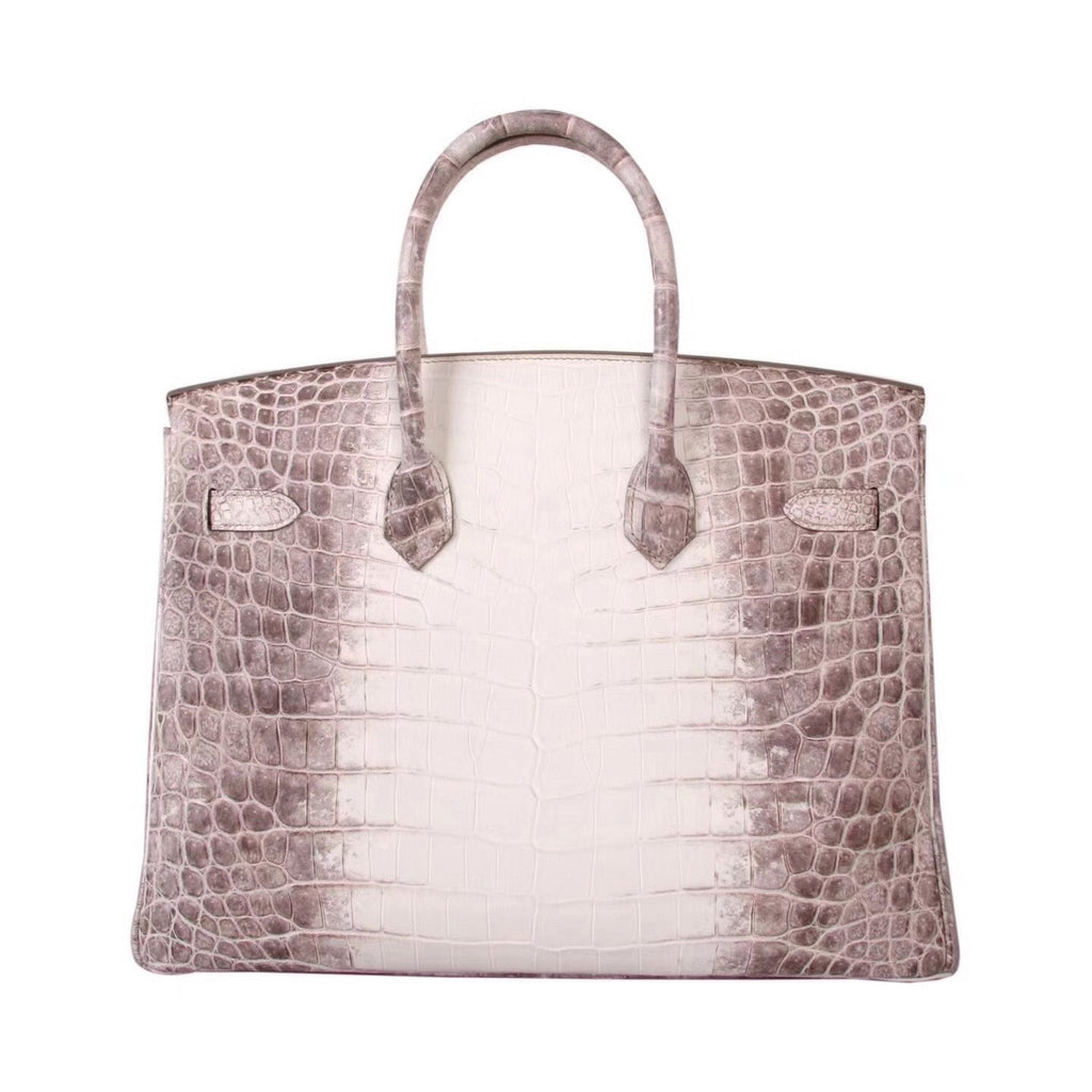 Hermes Matte Himalayan Niloticus Crocodile  Birkin bag 35cm