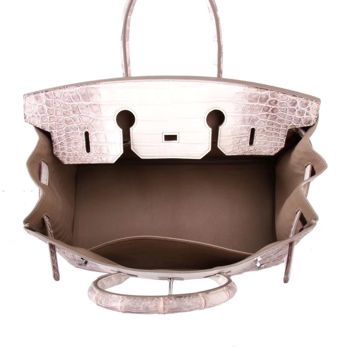 Hermes Matte Himalayan Niloticus Crocodile  Birkin bag 35cm