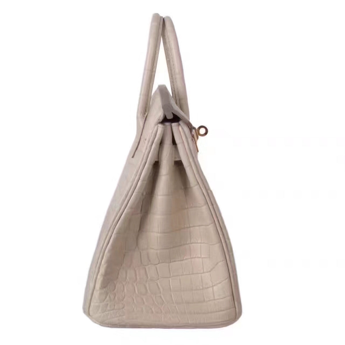 Hermes Poudre Niloticus  crocodile Birkin 35cm Gold Hardware