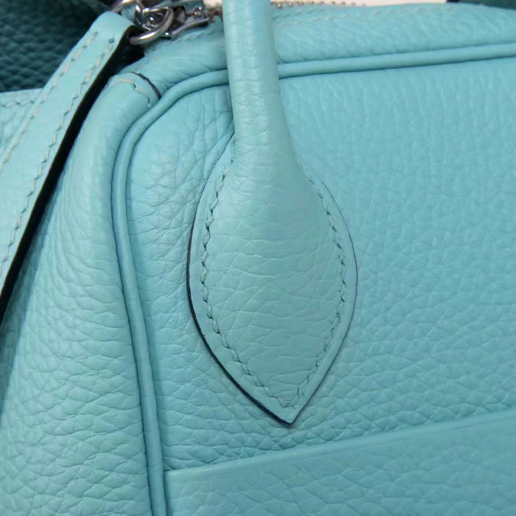 Hermes 3P Blue Atoll Lindy 30 Togo Palladium Hardware