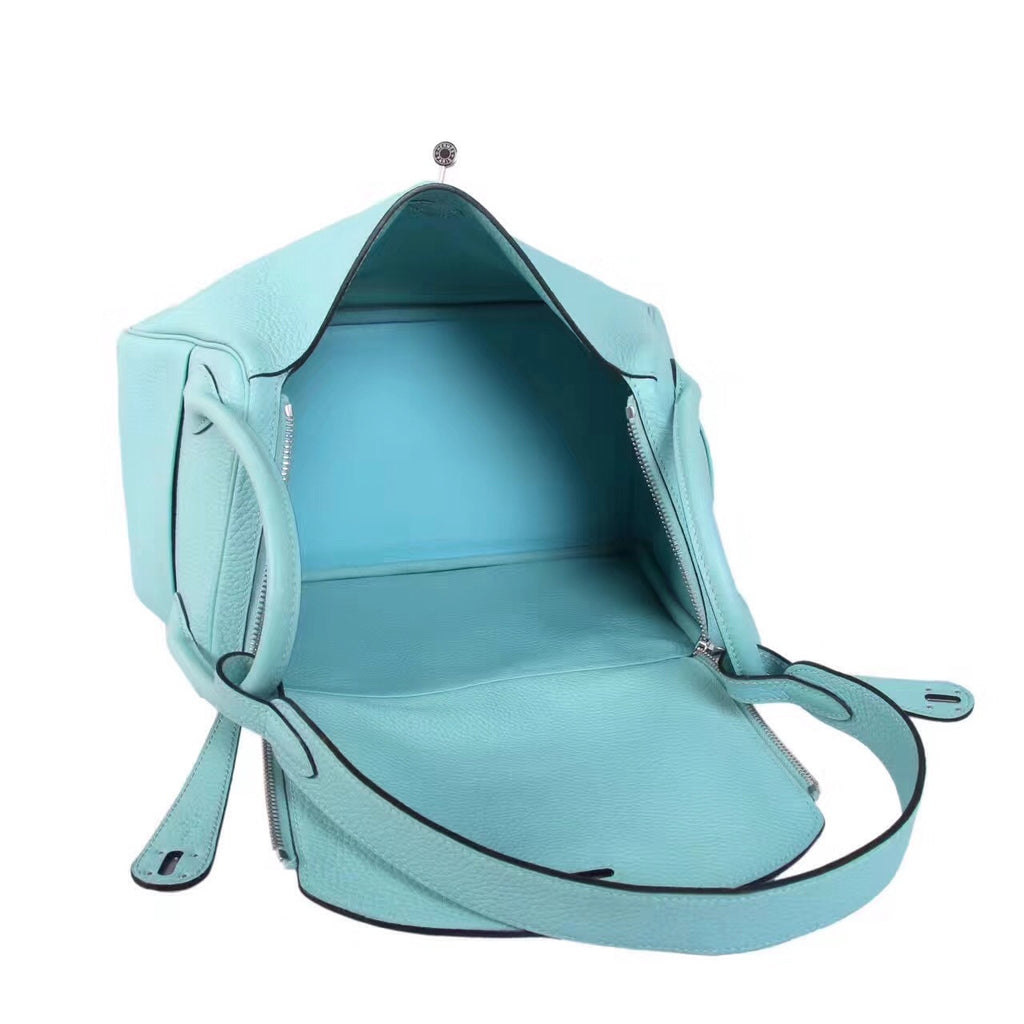 Hermes 3P Blue Atoll Lindy 30 Togo Palladium Hardware