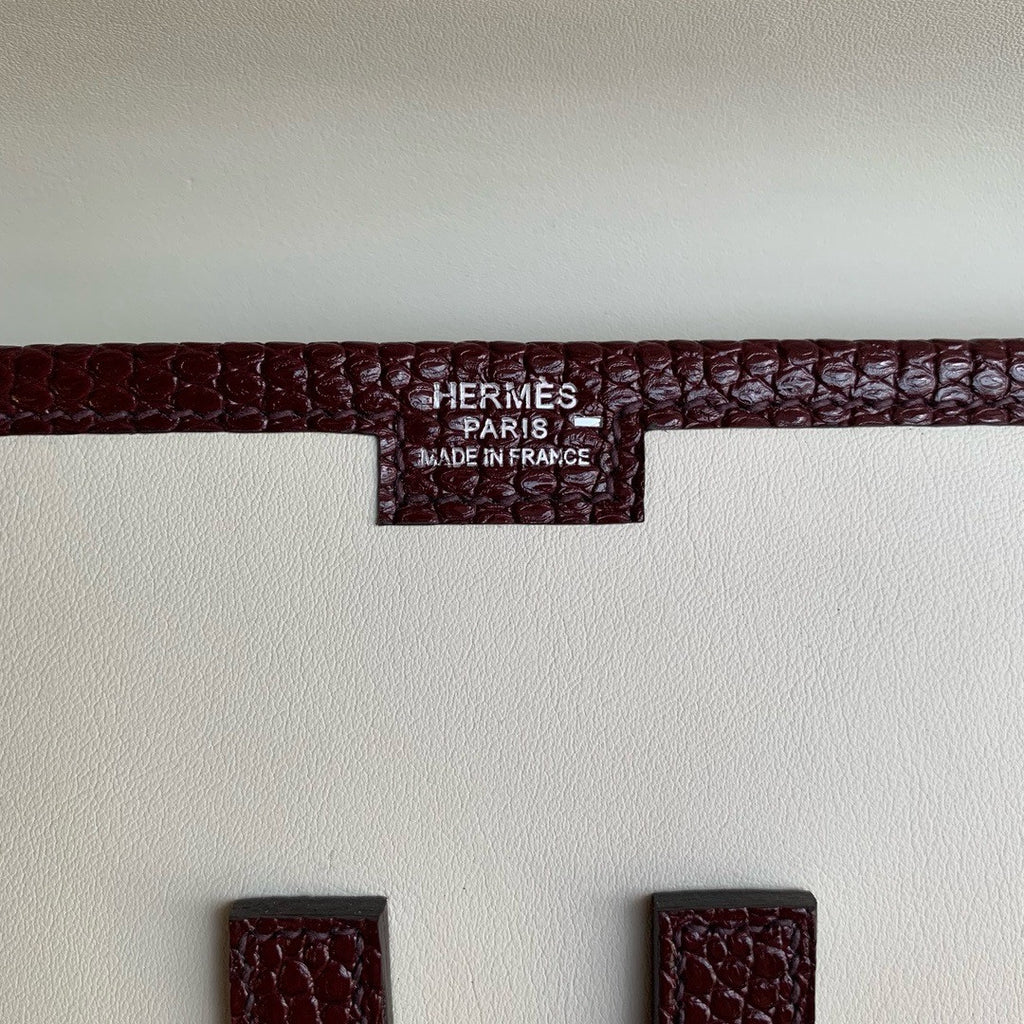 HERMÈS JIGE ELAN 29 CRAIE SWIFT AND BROWN LIZARD