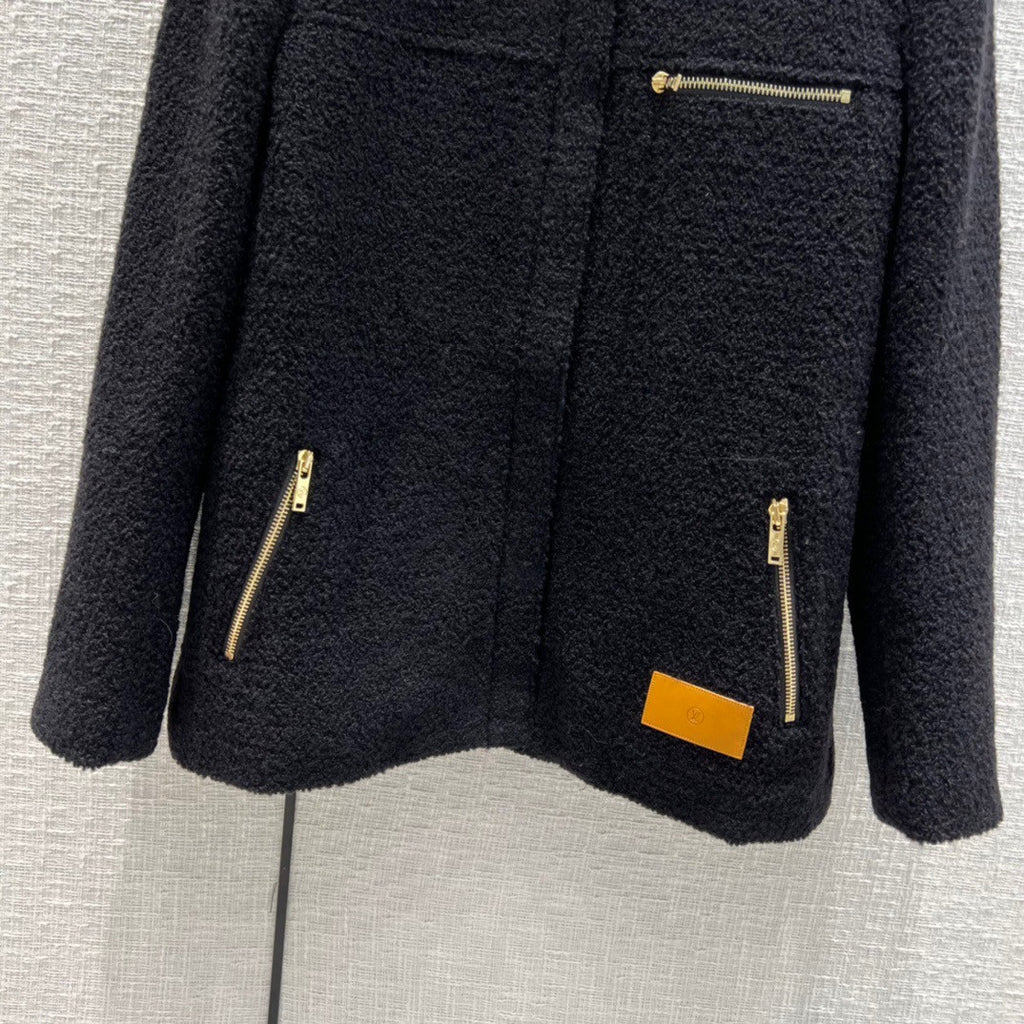 Louis Vuitton 1AALQL BOUCLÉ WOOL OFFICER JACKET