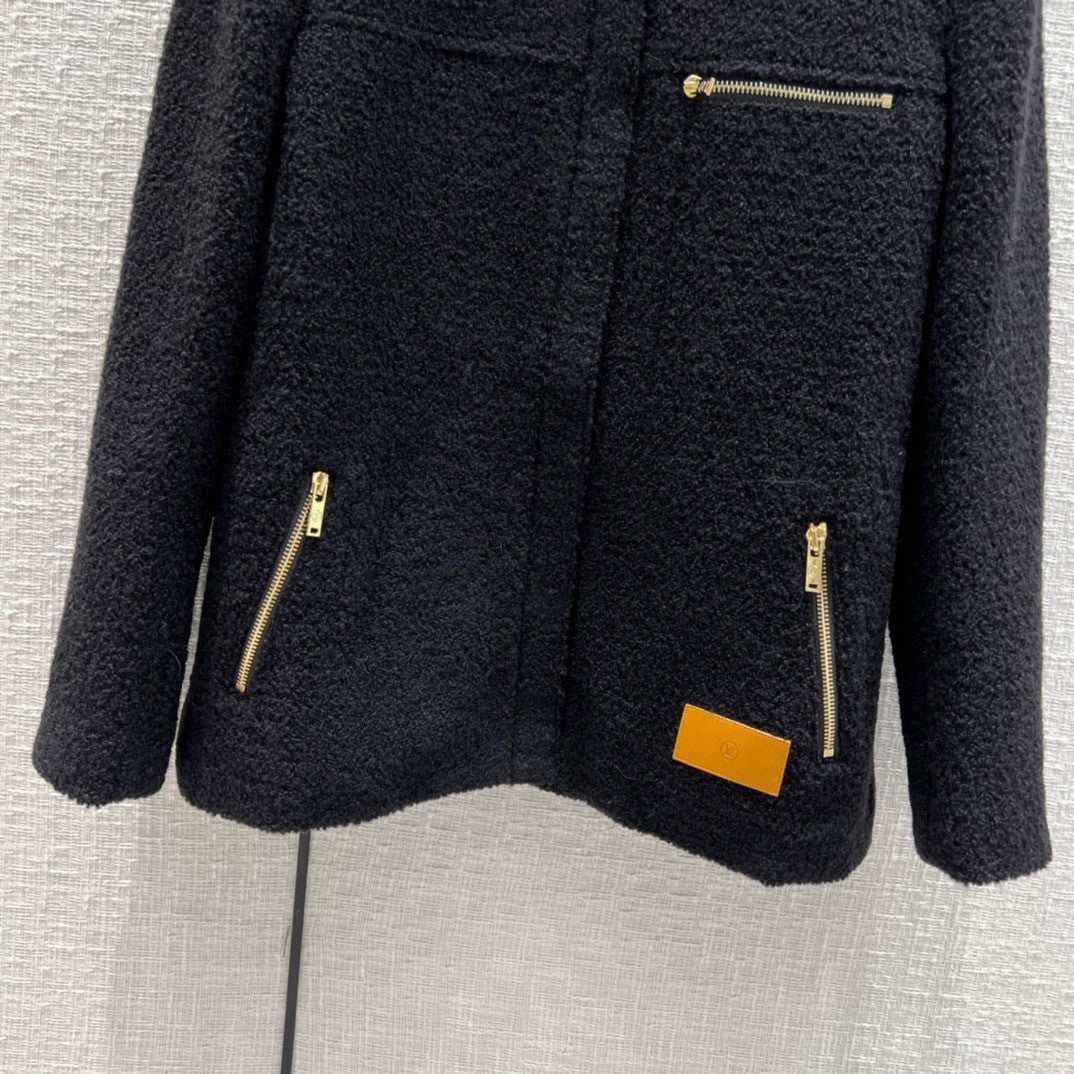 Louis Vuitton 1AALQL BOUCLÉ WOOL OFFICER JACKET