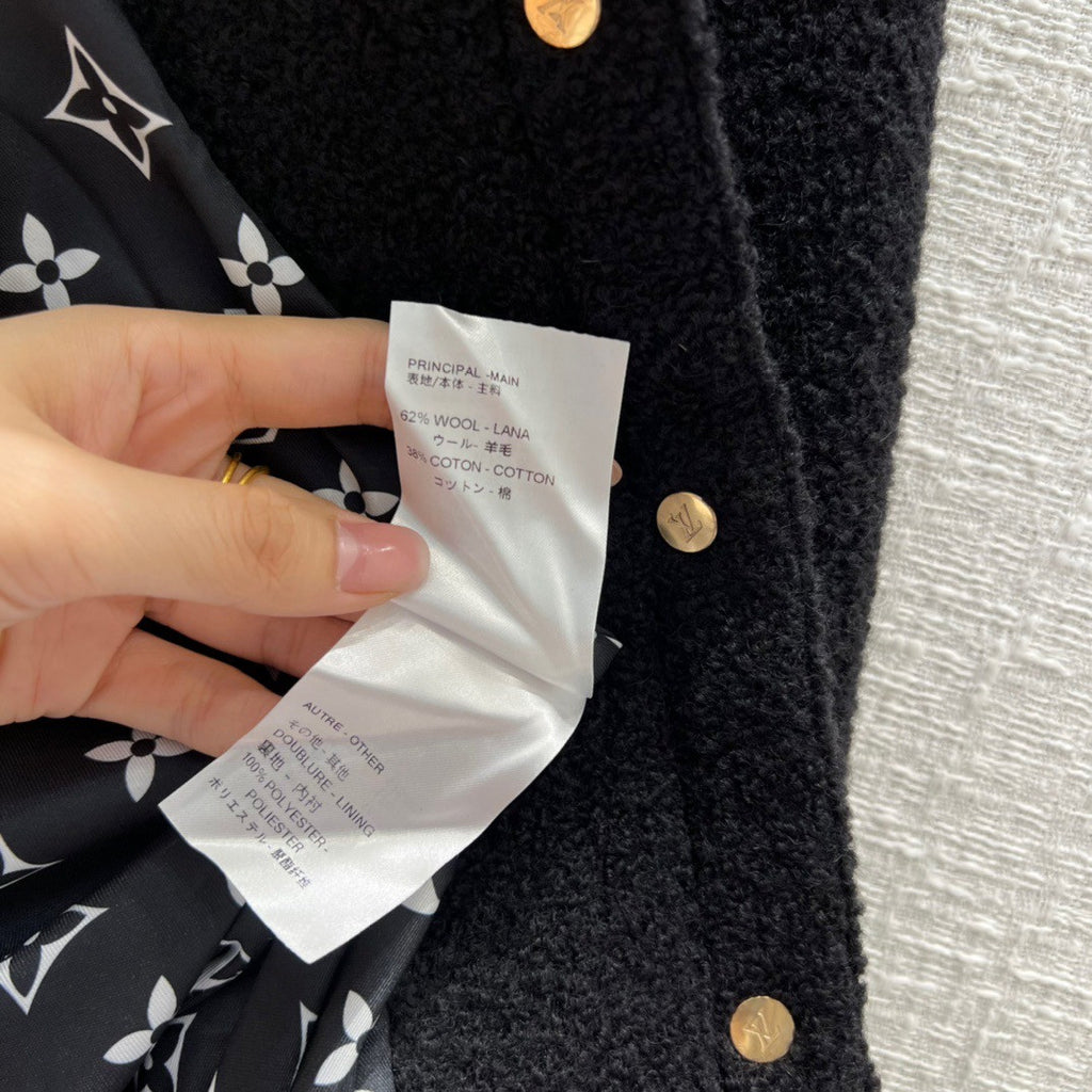 Louis Vuitton 1AALQL BOUCLÉ WOOL OFFICER JACKET
