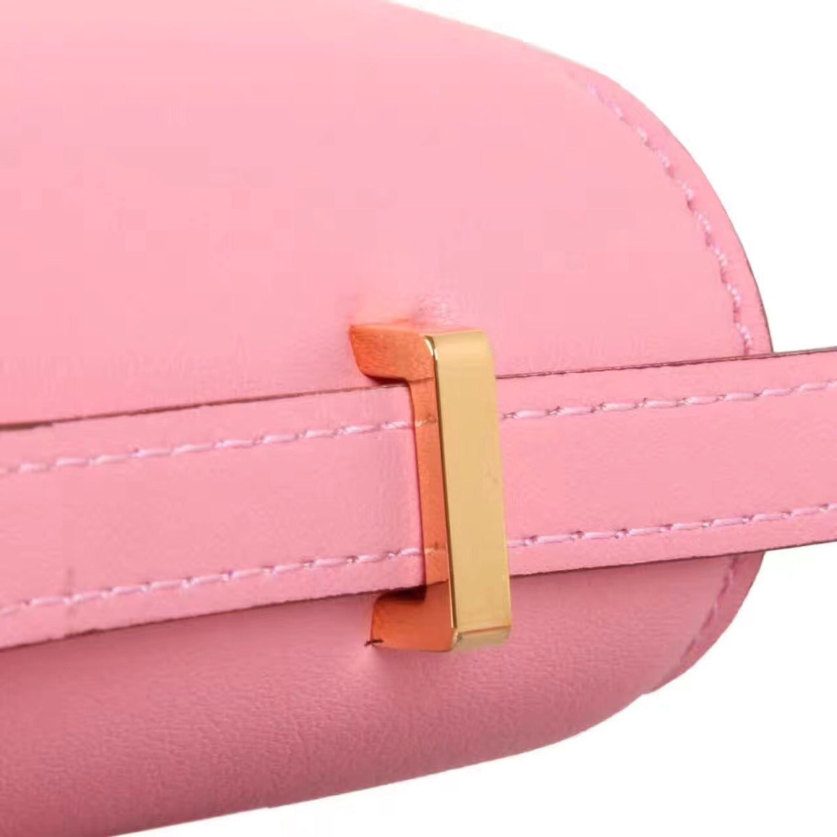 Hermes P1 Sakura Pink Constance Togo leather 18cm Gold Hardware