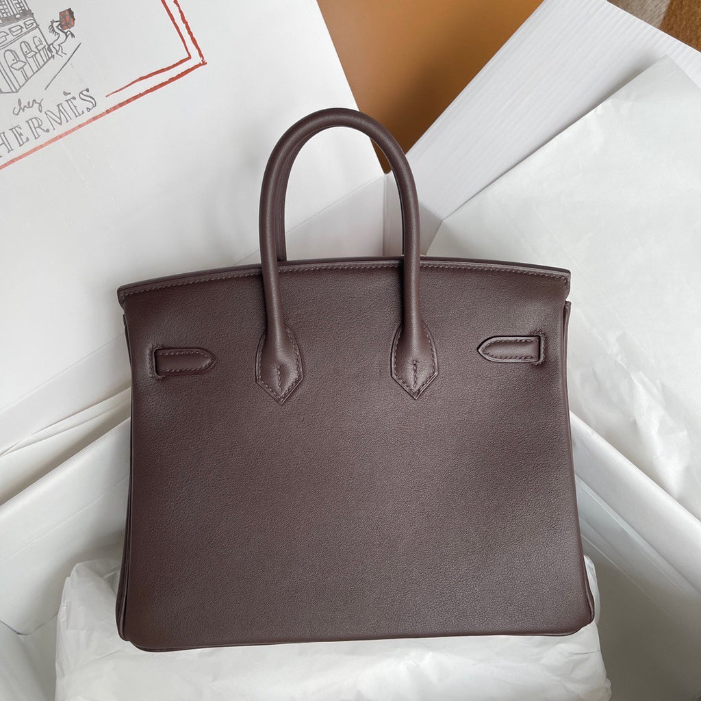 Hermes Rouge Selliere  Birkin 25 cm Swift Gold Hardware
