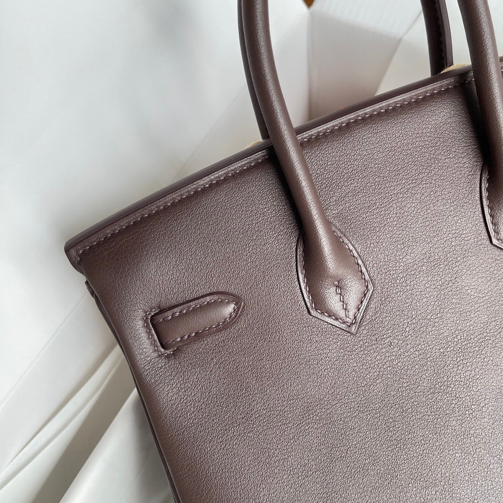 Hermes Rouge Selliere  Birkin 25 cm Swift Gold Hardware