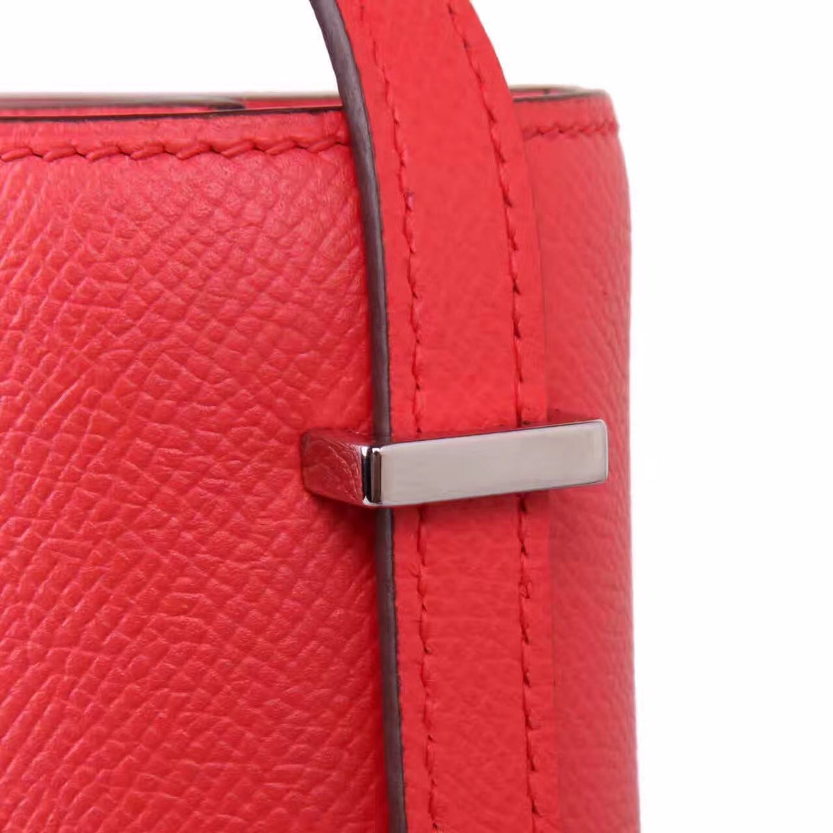 Hermes T5 Rose Jaipur Constance Togo leather 18cm Palladium Hardware