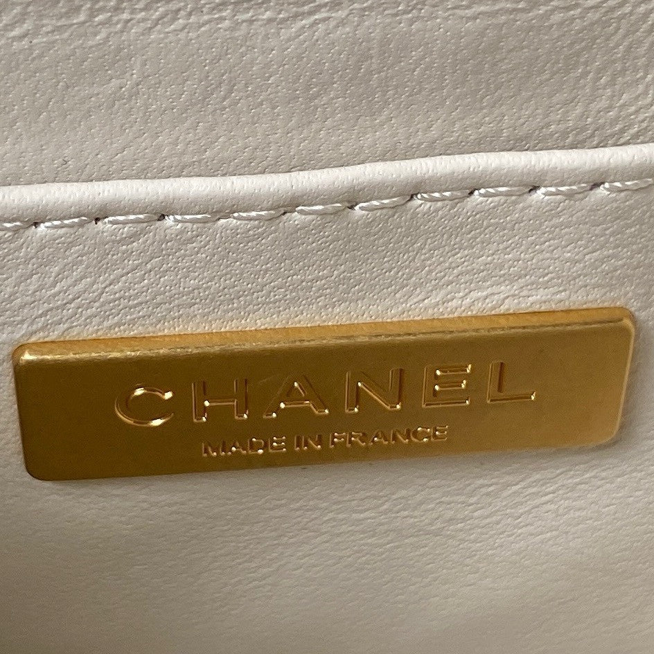 Chanel SMALL VANITY CASE SS2023 White