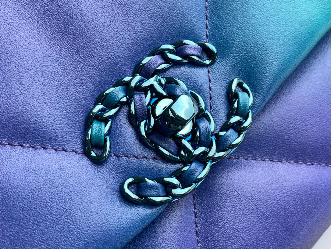 Chanel Tie and Dye Calfskin chanel 19 flap bag