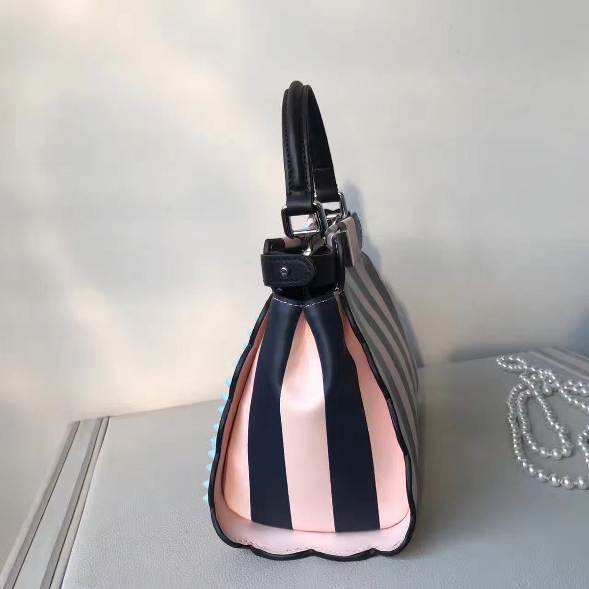 Fendi PEEKABOO Multicolored canvas bag Code: 8BN2449GPF09DE