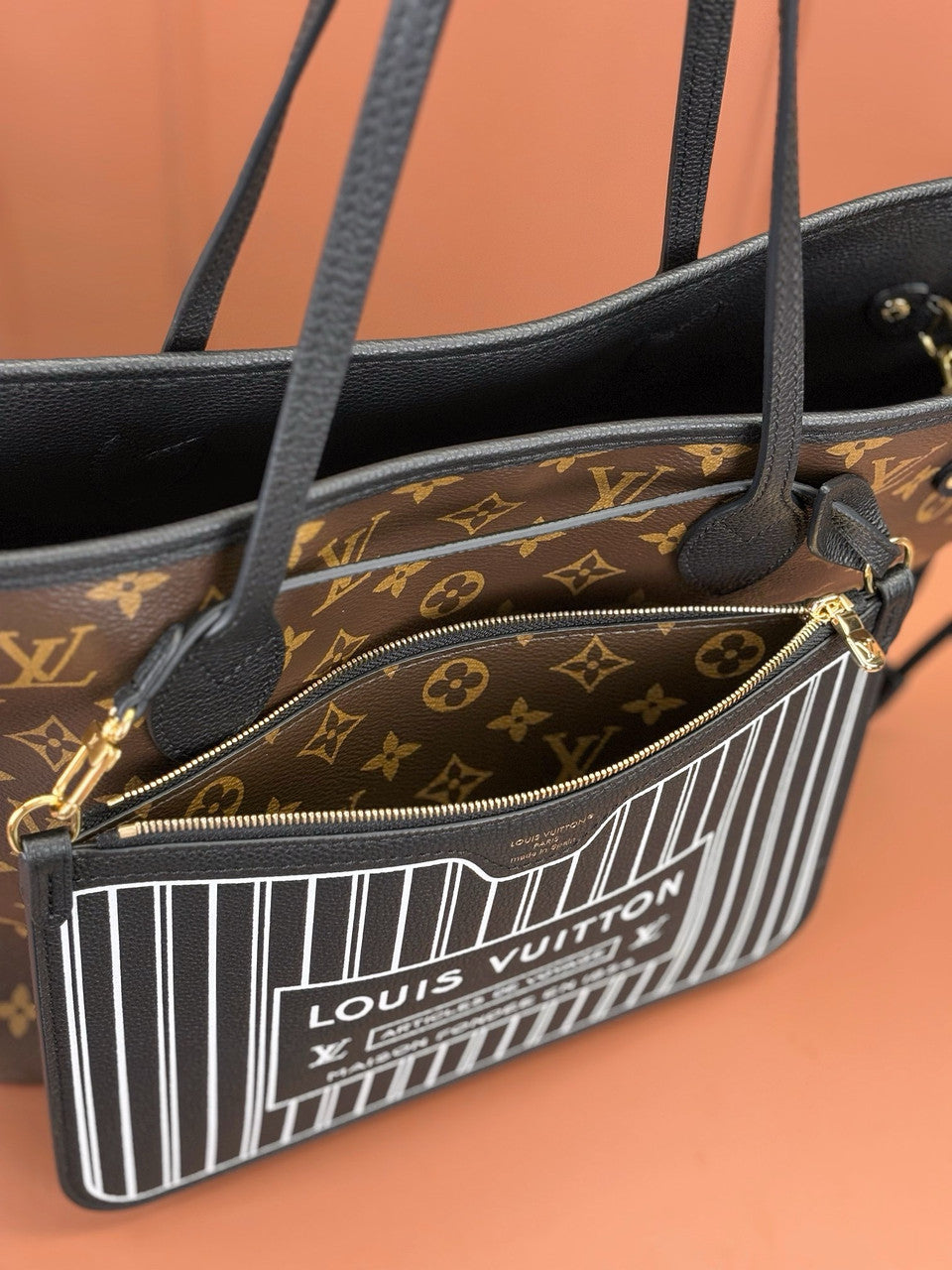 Louis Vuitton M11946 New Neverfull Reversible Neverfull Inside Out MM Bag
