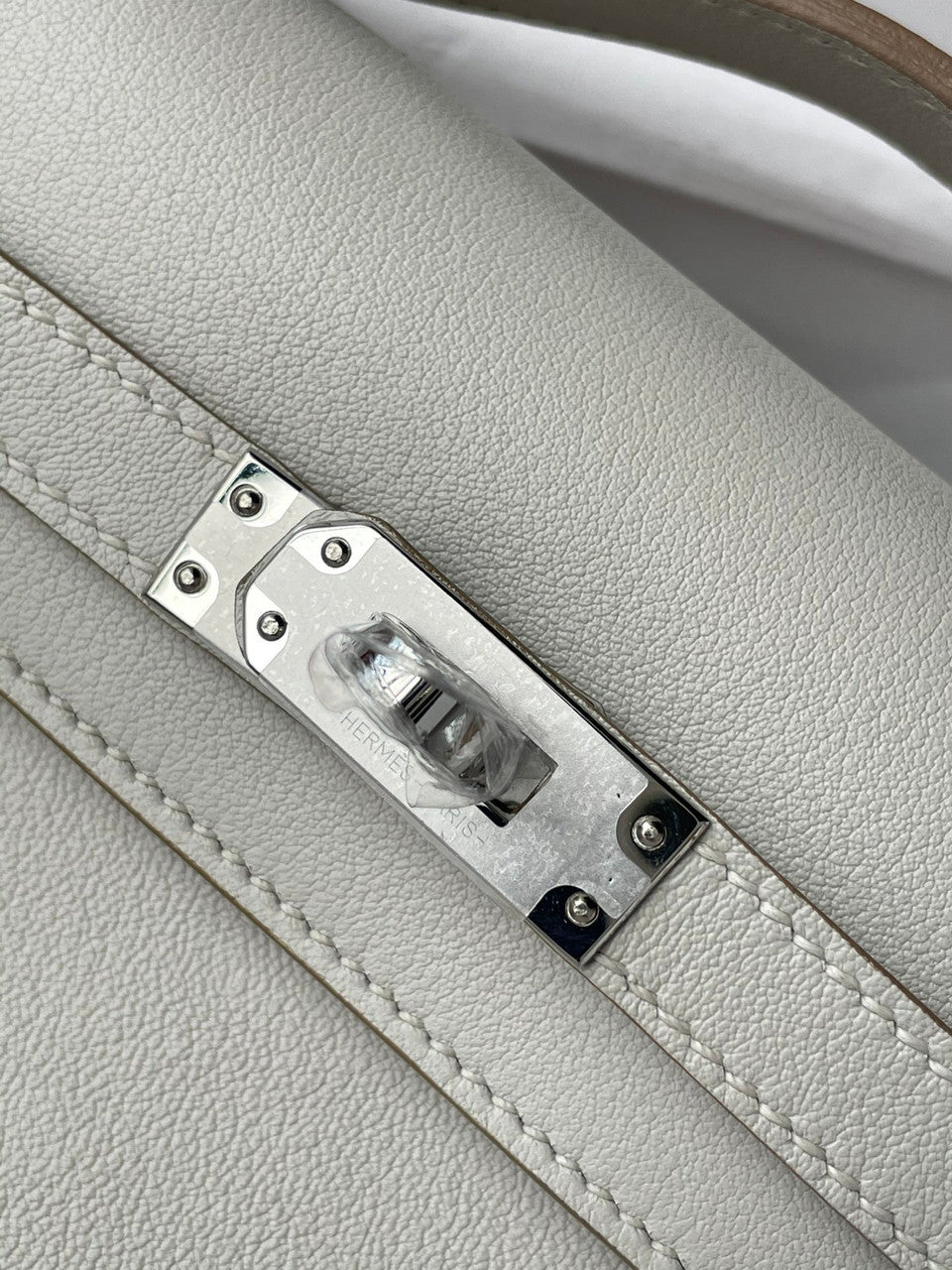 Hermès Gris Perle Mini Kelly Swift Palladium Hardware