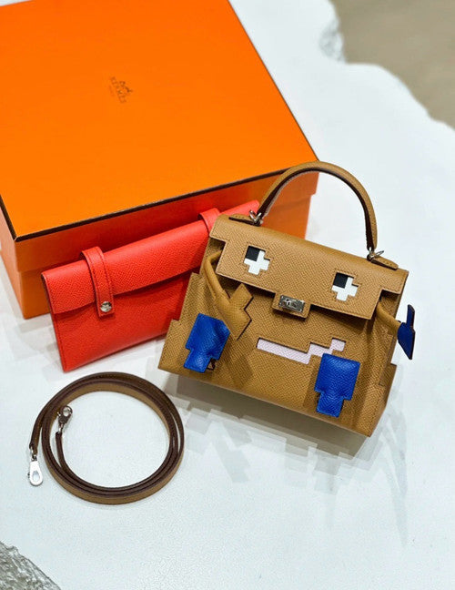 Hermes Kellydole Picto Gold/Orange（Kelly Idole Doll Bag 2022 ）