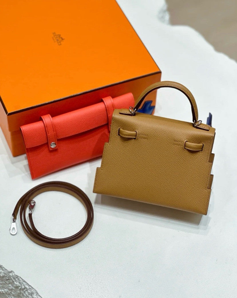 Hermes Kellydole Picto Gold/Orange（Kelly Idole Doll Bag 2022 ）
