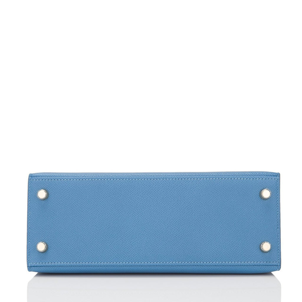 Hermès Blue Azur Kelly 25 Epsom Leather Gold Hardware