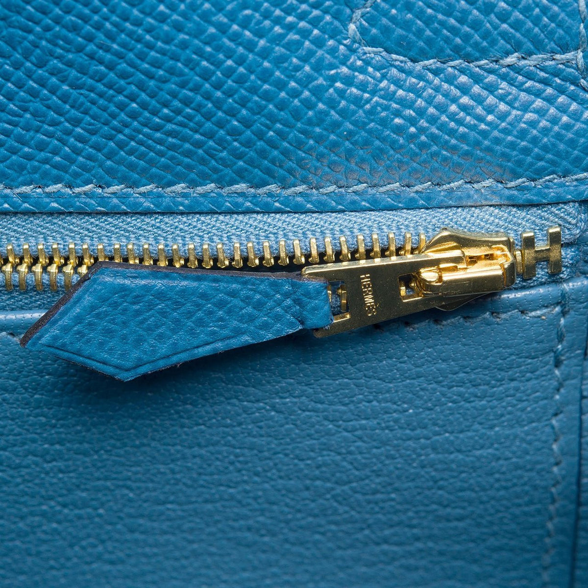 Hermès Blue Azur Kelly 25 Epsom Leather Gold Hardware